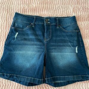 Royalty For Me Dark Blue Jean Shorts